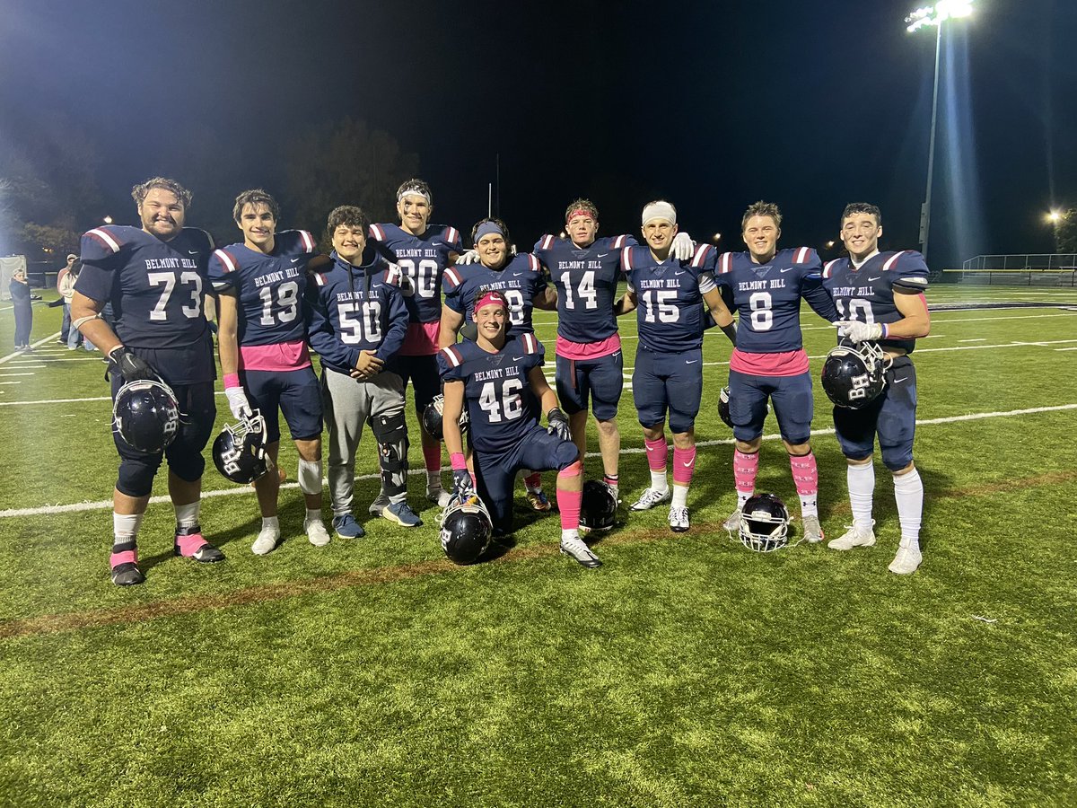 Hard fought game for our team led by these seniors. Felt good to come out with win, 23-22 under the lights. Thanks to Russell Field and the City of Cambridge for this opportunity. We just keep grinding and growing #ALLIN