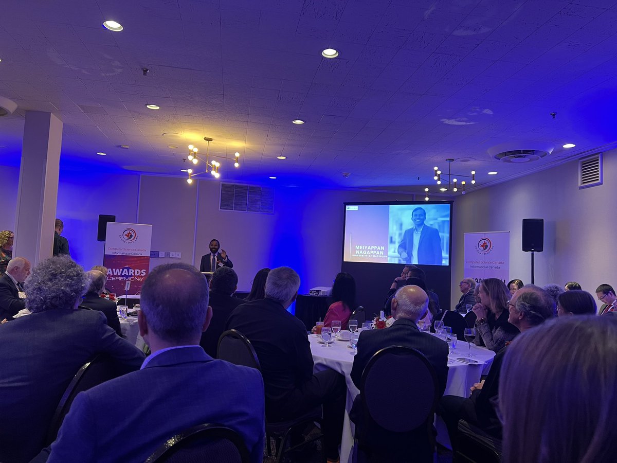 olgabaysal's tweet photo. 2/2 @EmadShihab @SWATLab @MeiNagappan @swy351 @jackzmjiang for the CS-CAN Outstanding Early-Career Computer Science Researcher awards! Well done everyone! Congrats! #cscan #awardsnight https://t.co/i24K4AkX34
