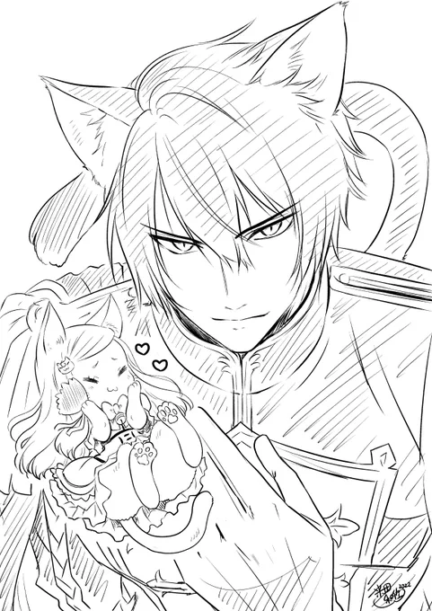 突発的落書き
オンガルヌコとオクタヴィニャン
(※ファンアートです。公式ではありません)

#わたご 