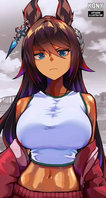 体操服シンボリクリスエス #ウマ娘 タップ推奨/ Tap recommended 