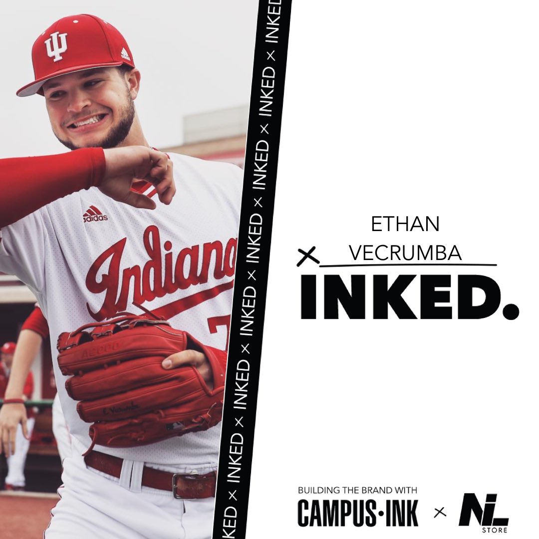 IndianaNILStore's tweet photo. JUST IN: Ethan Vecrumba of @IndianaBase is building the brand with the NIL Store family! Stay tuned for his officially licensed merch coming soon! https://t.co/qmtHYxpG7l