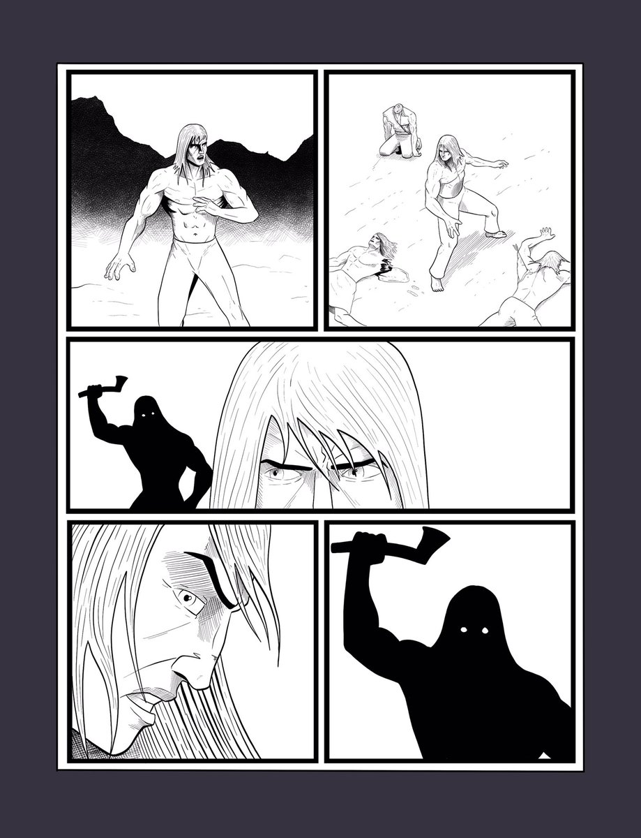 NIMW32's tweet photo. Just THREE more pages to ink of #Savage3 ! https://t.co/8wWh3rb8U0
