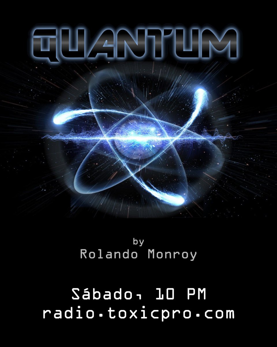 toxicproradio's tweet photo. Hoy tenemos estreno: Quantum. Una serie de mixsets eclécticos a cargo de Rolando Monroy, quien en esta ocasión presenta un set de Techno. Te esperamos a las 10 PM (hora de CDMX) en: https://t.co/yL6j6TNxdG

#techno #quantum #rolandomonroy #toxicpro #toxicproradio #radionline https://t.co/a5Dor4ZmW9