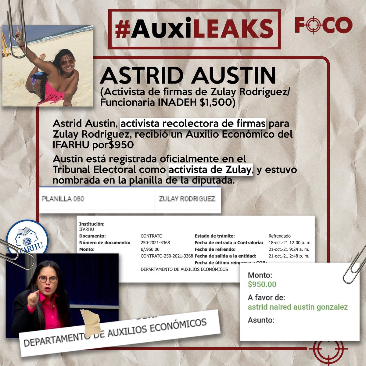 Etre las firmas truchas y los activistas pagados por nosotros...así cualquiera. #AuxiLEAKS #IFARHU #ZULAY