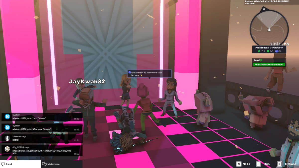 woomannan's tweet photo. @TheSandboxGame I just participated in the Paris Hilton  #Cryptoween Event. Dancing in the Clock Tower check out my screenshot below!
🎃👇 https://t.co/aRje6St3BN