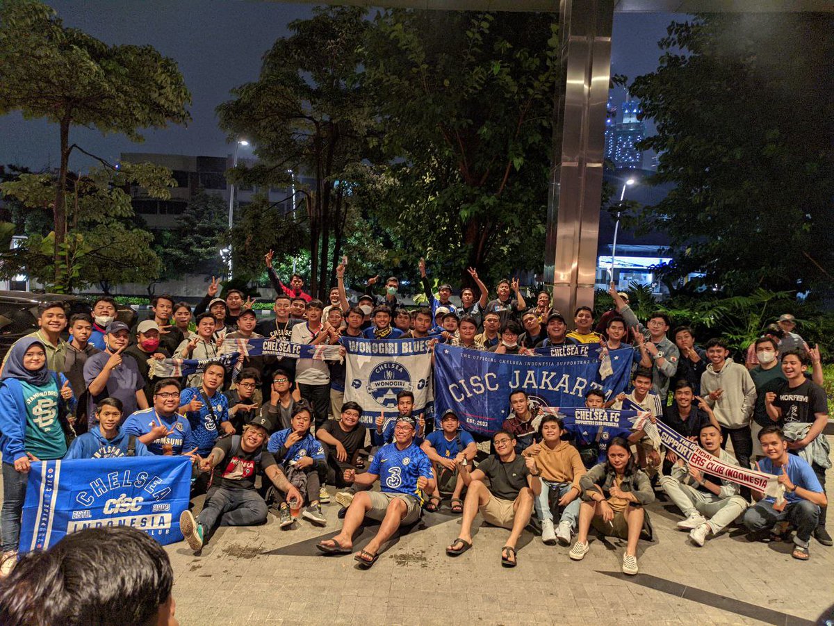 CISCjakarta's tweet photo. Dokumentasi LIVE SCREENING
Chelsea FC vs Man Utd
22 Okt 2022
Ibis Styles Tanah Abang

Terima kasih pejuang nonbar yang sudah ikut meramaikan live screening malam kmrn. Maaf jika ada kekurangan 🙏 

Ramaikan terus nonbar selanjutnya. 🔥🔥🔥

#CISCJakarta #ChelseaIndo #ThisisCISC https://t.co/A5MMMicgxF