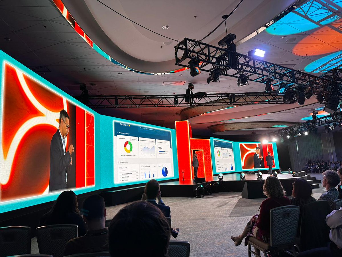 bdeka's tweet photo. #convergence22 .. what an honor and privilege to unveil Cornerstone Opportunity Marketplace - our latest innovation - during the keynote presentation of our CEO @himanshupalsule  and CPO @carthicks .  #talentmarketplace #aipowered #innovation @CornerstoneInc https://t.co/DgDutnq3WT