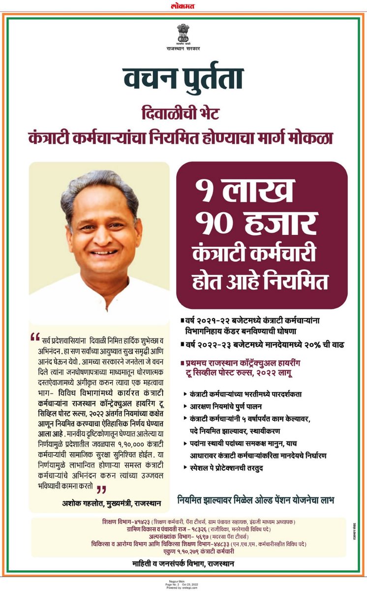 AnilNMore1's tweet photo. छत्रपती शिवाजी महाराज यांच्या लोककल्याणकारी राज्याचा वारसा सांगणारे आणि डॉ. बाबासाहेब आंबेडकर यांच्या संविधानावर चालण्याचा उदोउदो करणारे सरकार महाराष्ट्रातील कंत्राटी कर्मचारी यांची इतर राज्याप्रमाणे गोड करणार का? https://t.co/eByaD9Uv2S