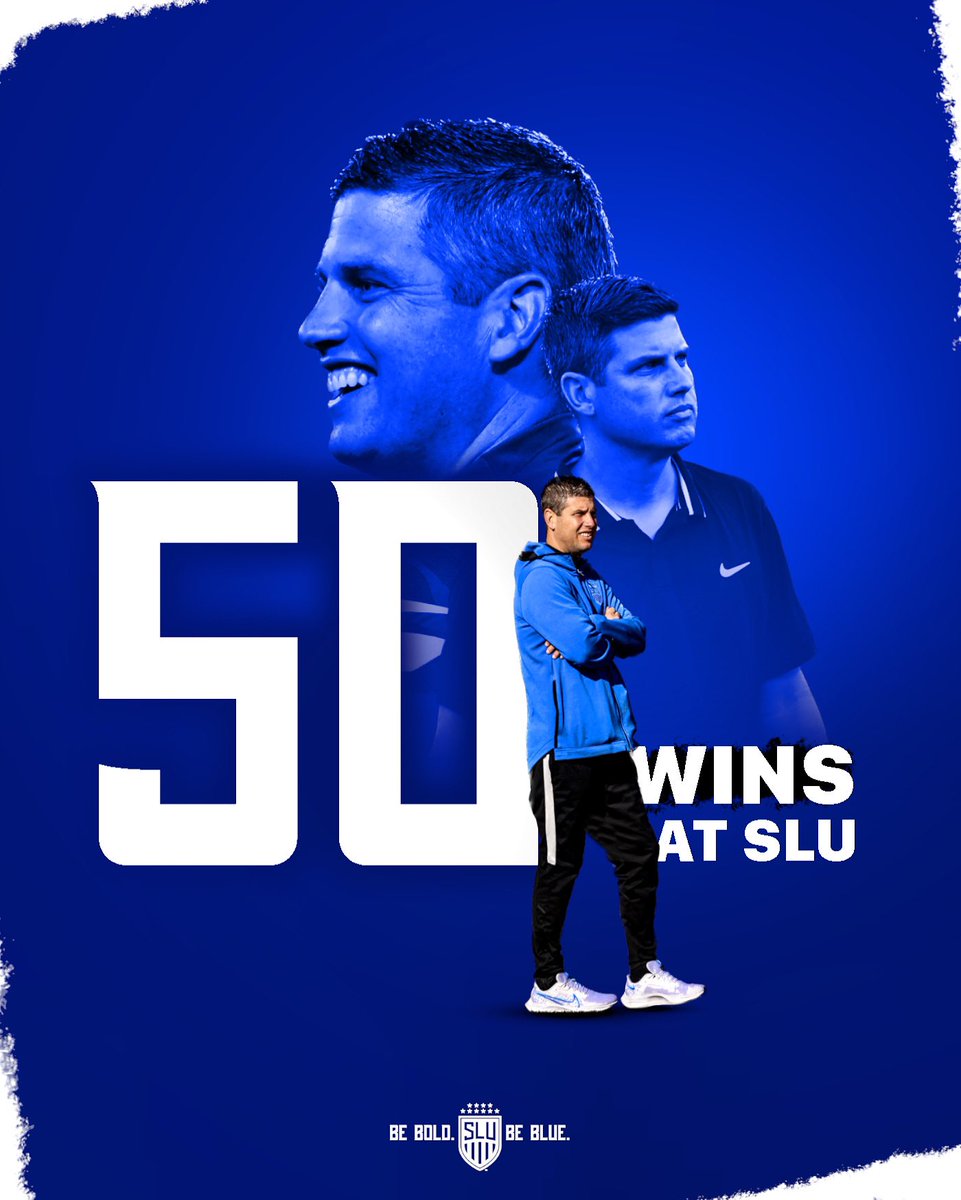 SLUMensSoccer's tweet photo. Congratulations to Coach Kalish on his 50th win at SLU. #Legacy https://t.co/YQkyitwWCW