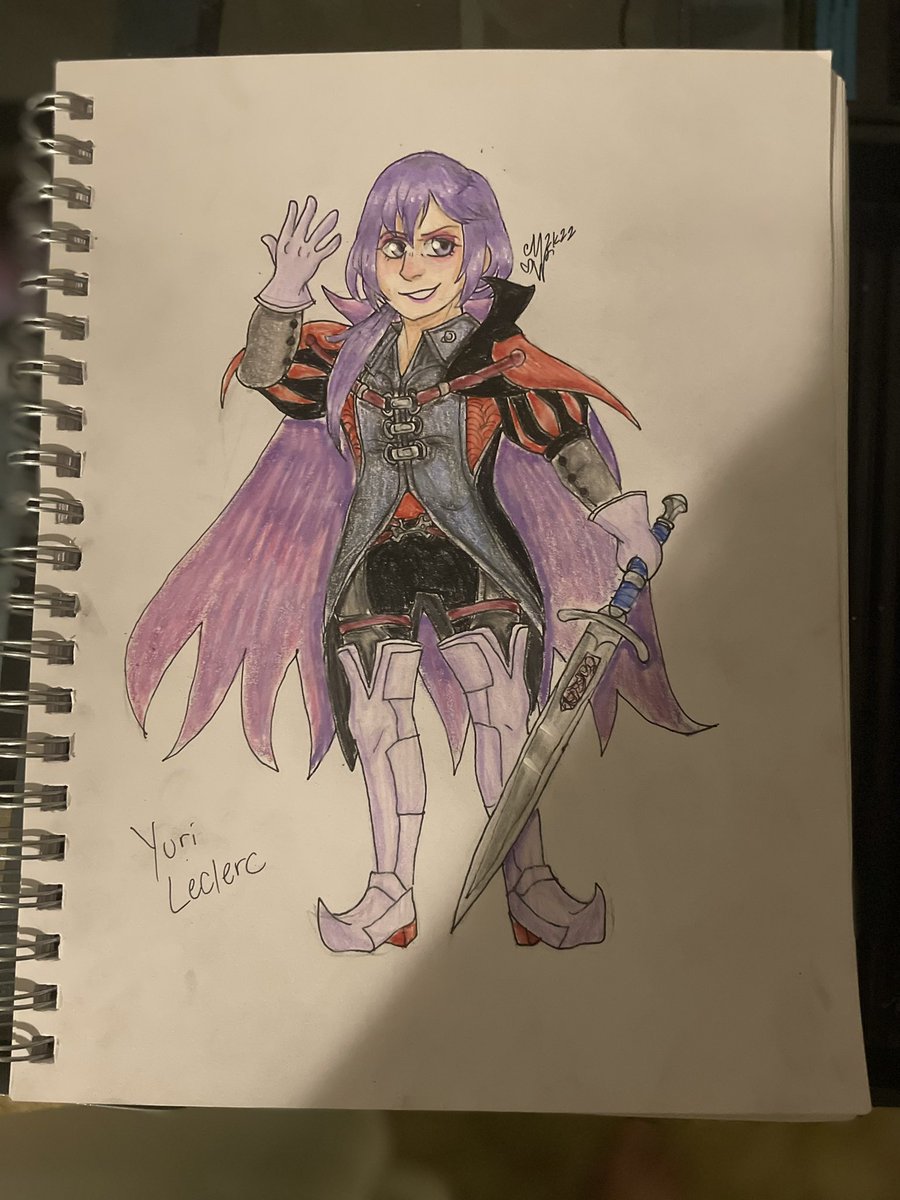 patchysour's tweet photo. Haven’t had time to draw since I started college earlier this fall but I finally got the chance. Here’s one of my favorite FE characters that no one asked for lol #FireEmblemThreeHouses #ThreeHopes @KaggyFilms https://t.co/JvMpfzPw2L