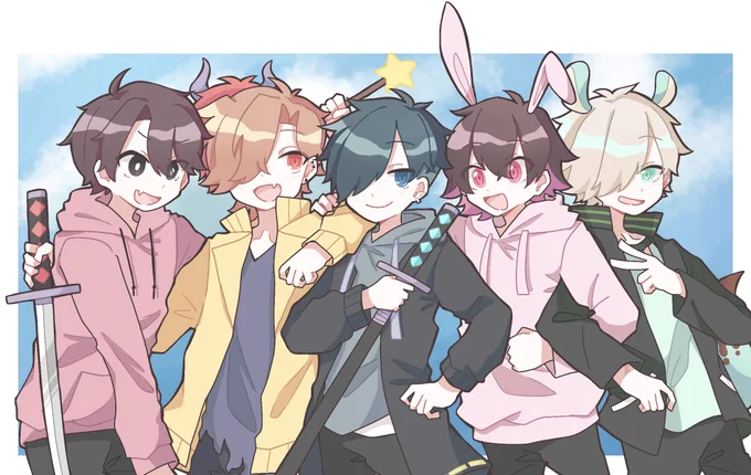 #ととArt #Arisakaaa #バニラ最強卍 #絵っぴー #うゅりる CR初期メン(?)このメンバーまた見たい! 