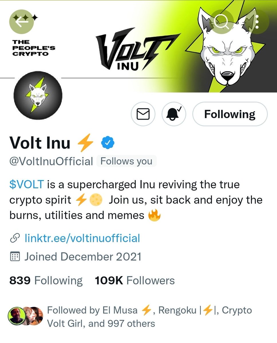 kryptochay's tweet photo. β‘οΈ From 109K to 109M, it feels like $VOLT is Just a Hop, Skip and a VOLT Away from VOLTICHANGING The Entire Crypto Space. πβ‘οΈβ‘οΈ
#THESIGNSAREEVERYWHERE #ALLEYESONVOLT #VOLTAGAINSTTHEWORLD #VOLTICHANGE #FOREVERBURN #VOLTLIFE #HIGHVOLTAGE #VOLTIVATION #TESLASNEEDVOLTAGE #NFA #DYOR https://t.co/T91HQmc7oY