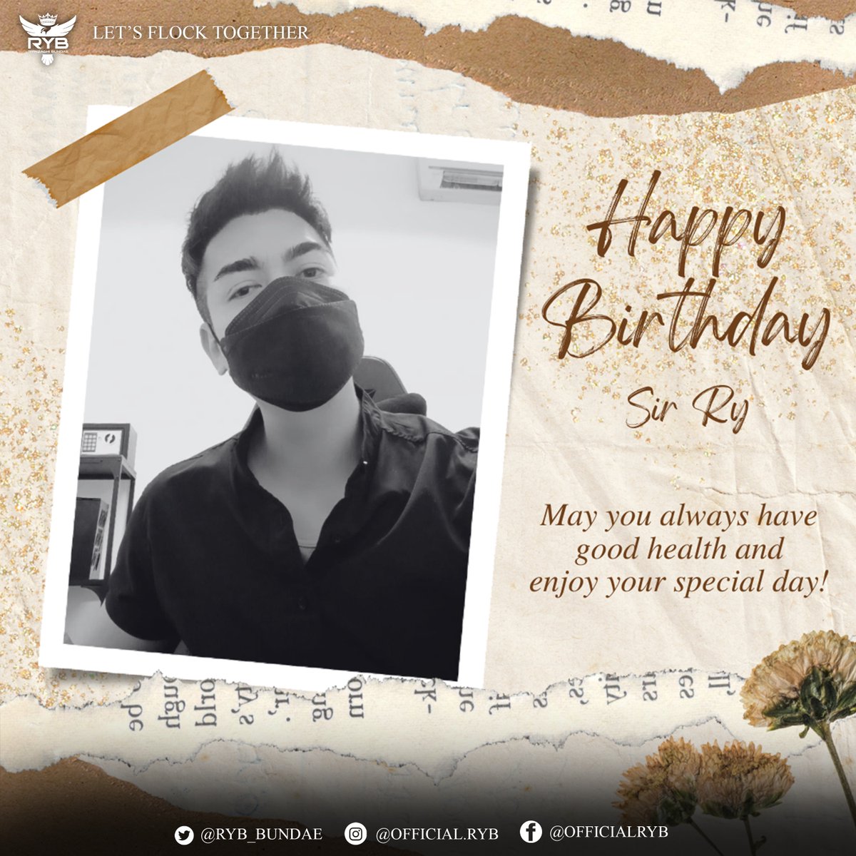 Happy birthday to the person who has made such a positive impact on our lives. We are forever grateful for you and our friendship. I hope your day is blessed with laughter, happiness, health, and love! Happiest Birthday, Sir Ry!