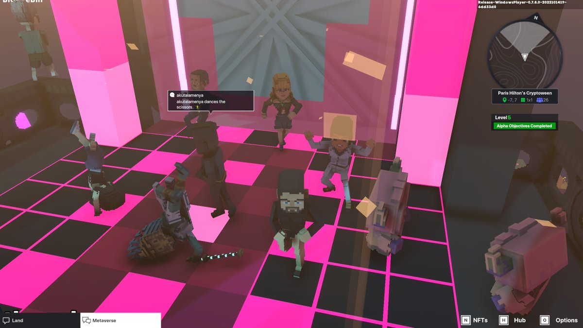 MintShoebox's tweet photo. @TheSandboxGame I just participated in the Paris Hilton  #Cryptoween Event. Dancing in the Clock Tower check out my screenshot below!
🎃👇 https://t.co/2lqNnX5zE4