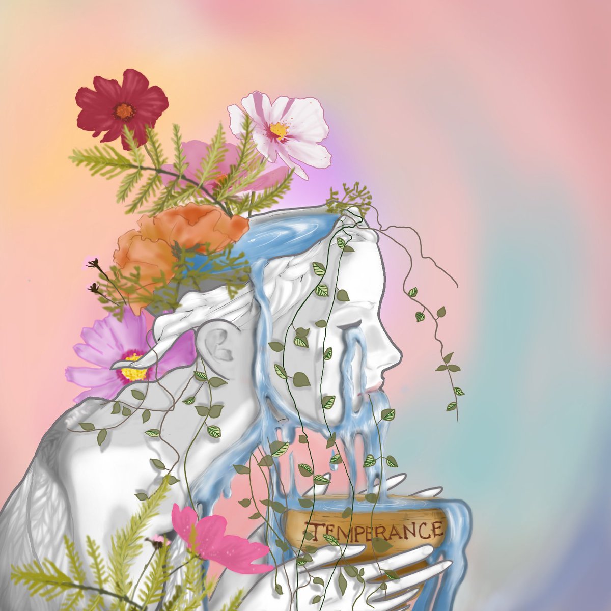 AiraPerdiz's tweet photo. Temperance
An angel carved as a statue/fountain, an old woman placed a statue beside her garden for this angel will watch over her. The water comes back from the cup in her head to the other cup held by her hands. KOGs team was fun @cryptopopart @RFOX_VALT @kogs_gg @RFOX_Official https://t.co/k0g9RrwaH2