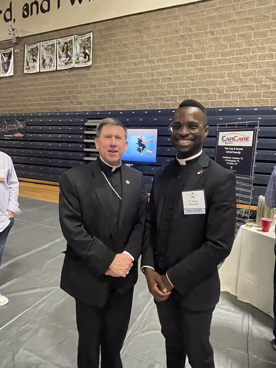 bpspalding's tweet photo. It was great to be with the Pope Prep community tonight. May the Lord continue to bless this thriving school, it’s faculty, staff, students and their families. Go @JPIIKNIGHTS https://t.co/jAxEvW8caK