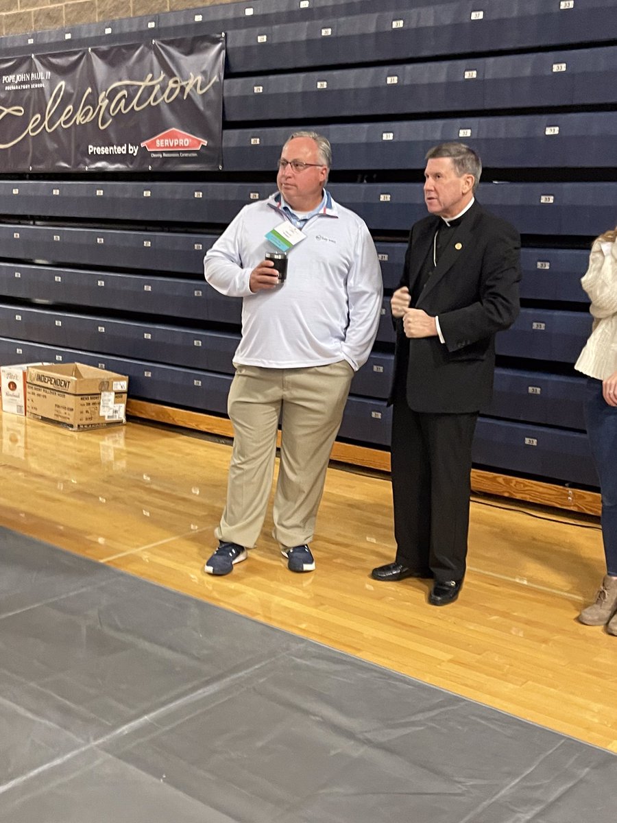 It was great to be with the Pope Prep community tonight. May the Lord continue to bless this thriving school, it’s faculty, staff, students and their families. Go <a href="/JPIIKNIGHTS/">Pope John Paul II HS</a>