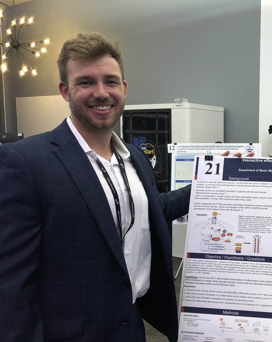 Another wonderful <a href="/azphysiology/">AZPS</a> at Skysong Center ASU Scottsdale. Great job Matt and Bhavya, you rocked 👍🏼 your first ever poster presentation! And congrats <a href="/TrevorSWendt/">Trevor S. Wendt</a> for another award winning presentation in the grad student poster competition 🙌🏼🥼🧫!You smashed the beaker!