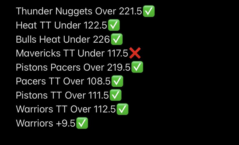 SRCGROUP2K's tweet photo. Fri-Sat NBA Live Plays 8-1 (89%)
Last 14 NFL Free Plays: 12-1-1 (92%)

For all write-up plays
https://t.co/h7hc64kN5n

For Monday 🏈 Free Play
- Like &amp; RT
- Comment #Betsmarter 
- DM

#Gamblingtwitter https://t.co/2pcdjVJUoc