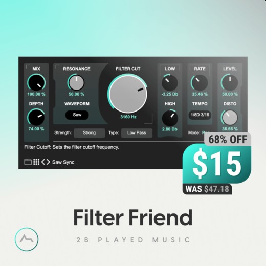 🔌 Plugin Deals 💵 on Twitter "Filter Friend by 2B Played Music 68