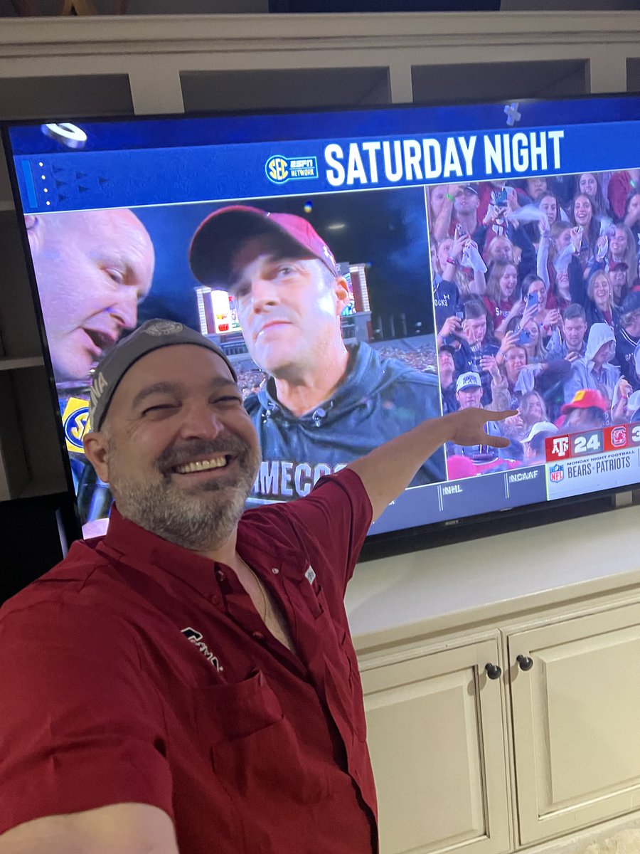 Thank you <a href="/CoachSBeamer/">Shane Beamer</a>  for creating a winning culture.  Living in Texas and this win is HUGE for a remote Gamecock.  <a href="/GamecockFB/">South Carolina Football</a> great job tonight.  Go Cocks!!!