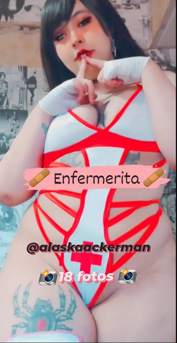 NoryahAckerman's tweet photo. 🩹🙈 Nuevo pack temático 🙈🩹
              💊 Enfermerita 💊
📸 18 fotos calientes con este disfraz de enfermera puta 📸
🏥 Cumplí la fantasía de que te cuide una enfermera muslona culona 🏥
📲 Info por Telegram , Onlyfans y Twitter 📲
https://t.co/5WTRKtkklG https://t.co/ENHF1ePbit
