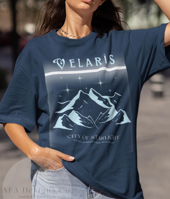 Velaris City Of Starlight Acotar Shirt Mystical etsy.me/3VRkgFd #velarisshirt #acotarshirt #nightcourtacotar #bookishshirt @etsymktgtool