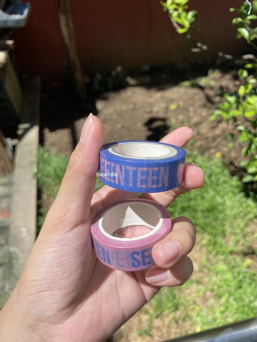bwwhale's tweet photo. 🔥New Seventeen Rose Quartz and Serenity Washitape colors will be available later at 5pm. see ya! 

also restocking on black washitapes!! 

#seventeen #washitape #svt #carat https://t.co/9nUWartpMr