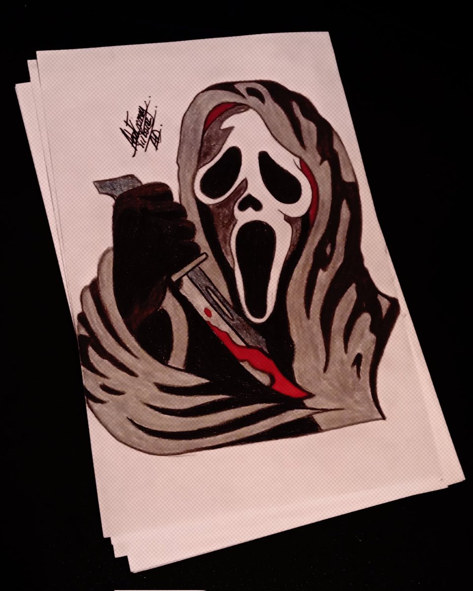 Asbel_draw's tweet photo. ........S C R E A M..........

- Hola Shorty....🔪

#drawingscream #artgallerydrawing #artdrawing #artcolordrawing #artistdrawing #drawcolor #screamdrawing #prismacolor #drawing #artdraw #artwork https://t.co/aQyoBnK6ei
