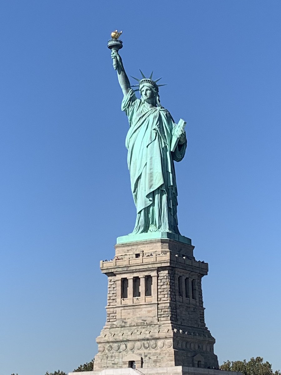 fssenglish's tweet photo. Beautiful views from the ferry to Ellis Island with #FSS AP English https://t.co/sxKA1V3mHH