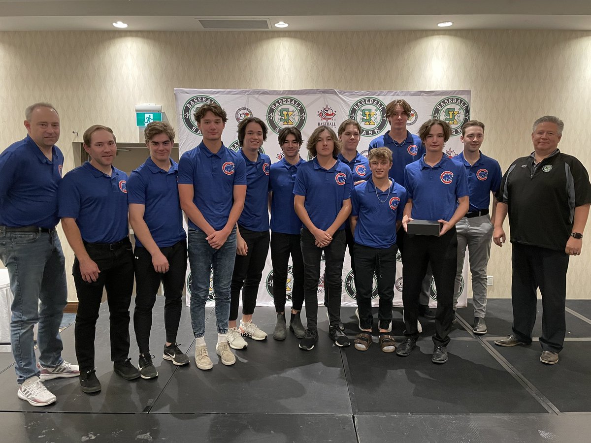 BaseballSask's tweet photo. Congratulations to Saskatoon 18U AAA Cubs who are our recipient of the 2022 Minor Team of the Year! 🏆⚾️ https://t.co/elqUtvoh4o