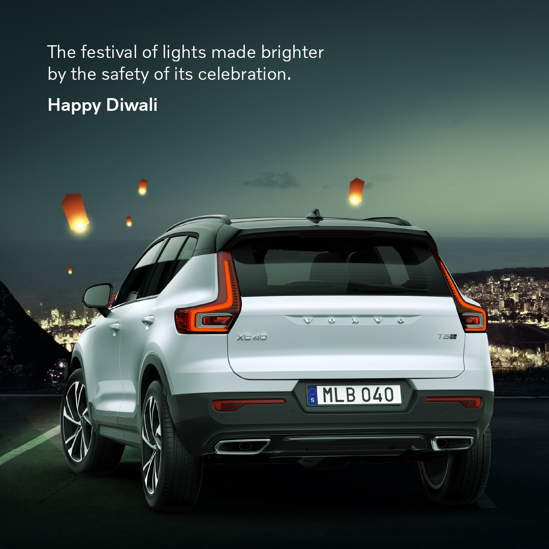 May lights guide prosperity home to you and your family this Diwali. Here's our Diwali greeting from Volvo Car India, from ours to yours.   #VolvoIndia #Diwali2022