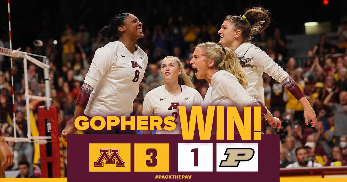 #Gophers Volleyball. Tough as Nails 🔨 ⬇️