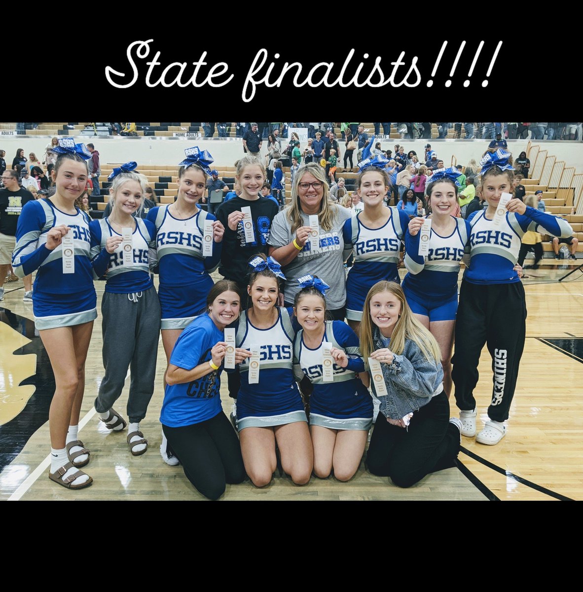 rscheer2017's tweet photo. Congrats RSHS cheerleaders 💙 https://t.co/GhBSXGlpL0