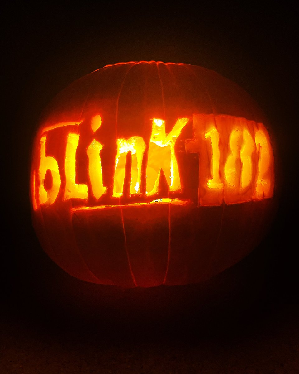 It’s that time of year. Let’s see those <a href="/blink182/">blink-182</a> pumpkin carvings! 🎃