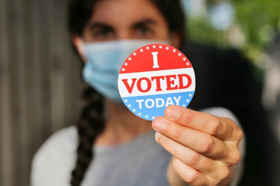 madukes529's tweet photo. #VoteBlueDownBallotLocalStateFederal I did! Early voting has started in NC! Let’s kick those women hating republicans to the curb! ENOUGH! #VoteCheriBeasley #VoteJackson https://t.co/sVJY5oxiPx