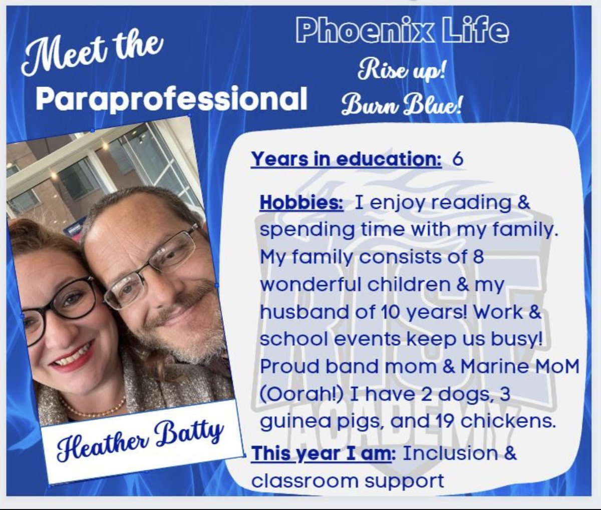 Introducing Mrs. Bargas and Mrs. Batty !