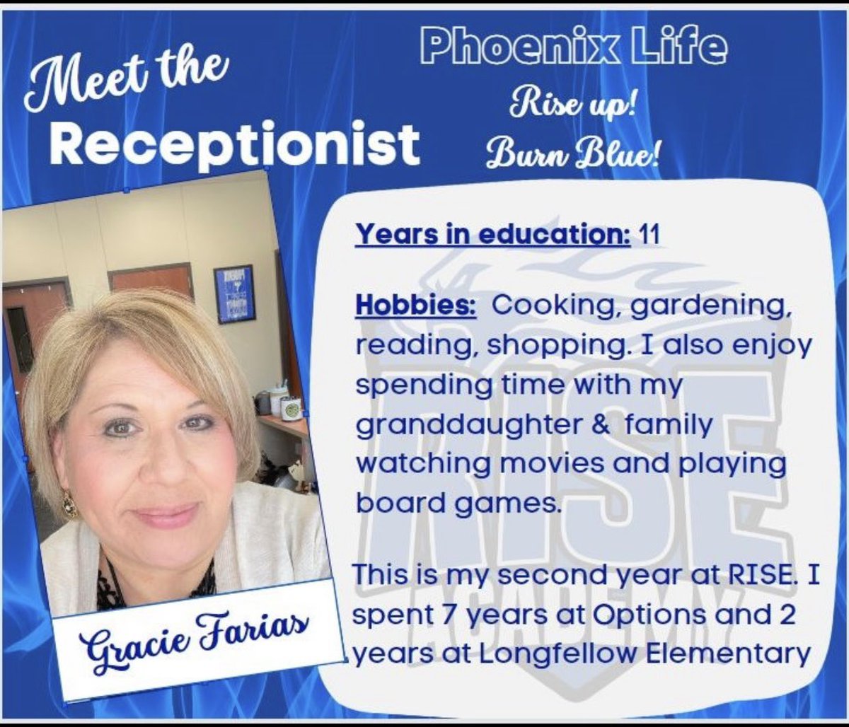 Meet the RISE Academy office staff !