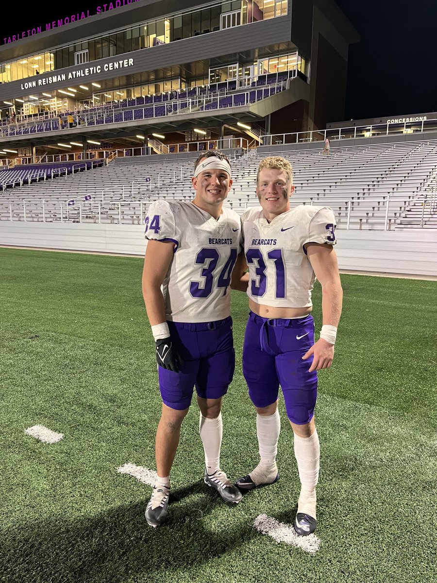 SBU!  I was 😆 to see these two on the field together again!  The bearcats fought their tails off tonight