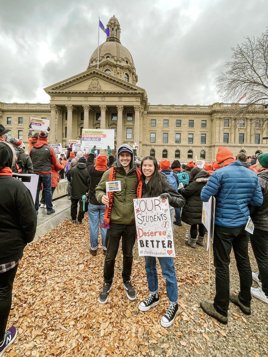 janalynvtk's tweet photo. It’s always a good day to stand up for Public Education ♥️ #rally4ed #standforeducation #albertateacher https://t.co/WyZcxz229J