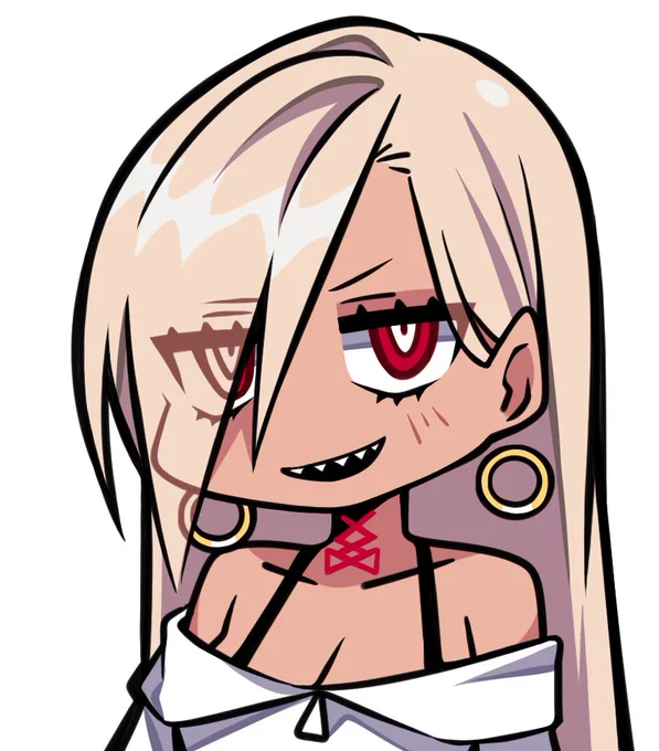 アイコン用に描いたGrimちゃん 