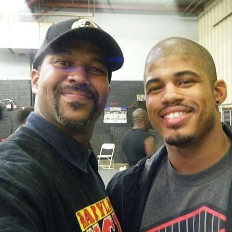 ThaRealDoctaD's tweet photo. Deveon, another day 1 fam. Your career has been a slow simmer but everytime you keep making history, I pop this photo up as a reminder of seeing your humble beginnings in MD. New NXT NORTH AMERICAN CHAMPION! I knew the greatness then my brother. #SupportYourIndies #EndOfStory https://t.co/5G0M382UGP