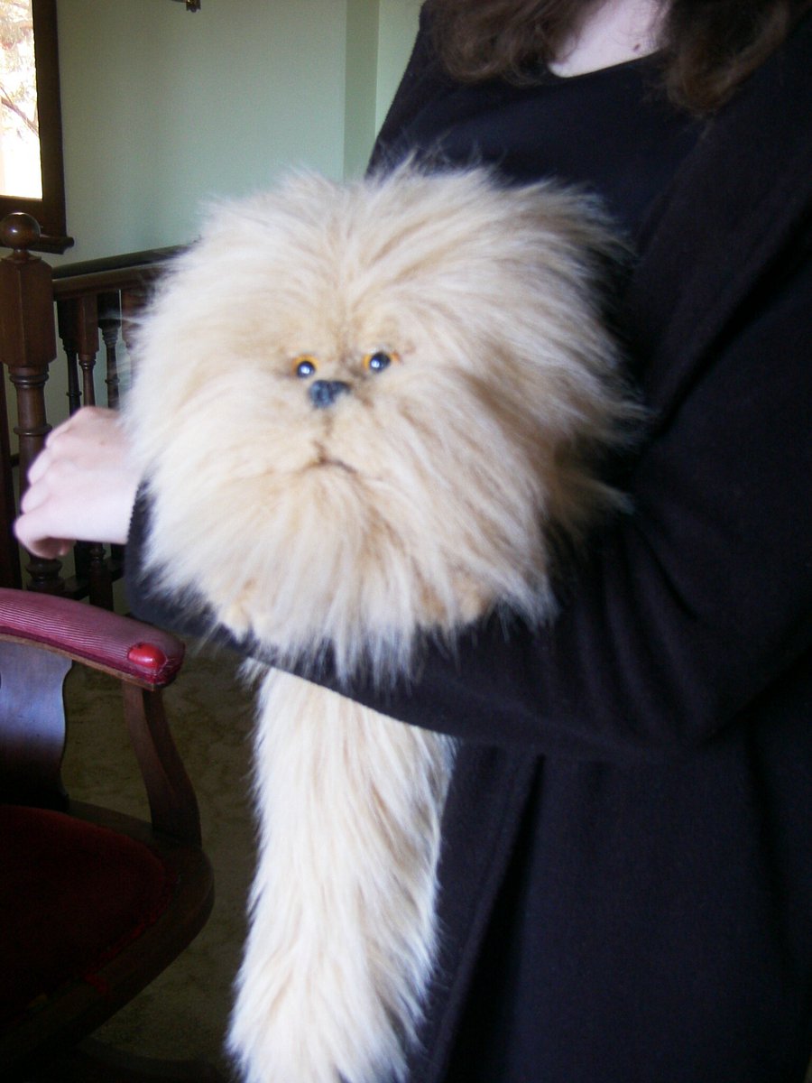 art_rye's tweet photo. Also @ShastaJamie I found my photos of my first fizzgig puppet! I think I can probably do better now but I still love him. https://t.co/q6urGccIjl