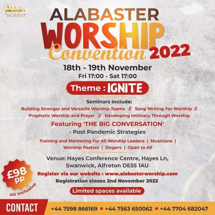 AlabasterWc's tweet photo. AWC2022 #IGNITE 🔥🔥🔥

Calling all worship leaders, singers, musicians, tech teams. It's time to IGNITE, REFRESH and be RENEWED in God’s presence.

Register TODAY!!!
https://t.co/6VWY35jB9a https://t.co/UqaOw0aTcI