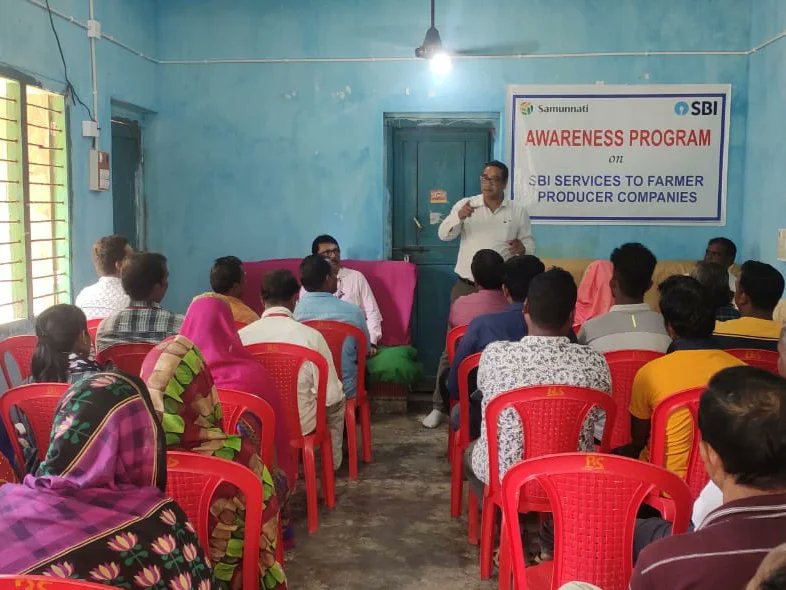 #Samunnati organised an FPO interaction meeting with <a href="/TheOfficialSBI/">State Bank of India</a> on October 21, 2022 in Bramhagiri, Puri district, Odisha. The meeting was held as a part of the MOU signed with #TeamSBI recently. BODs and shareholders from 15 FPOs attended the meeting

#OpenAgriNetwork #FPO