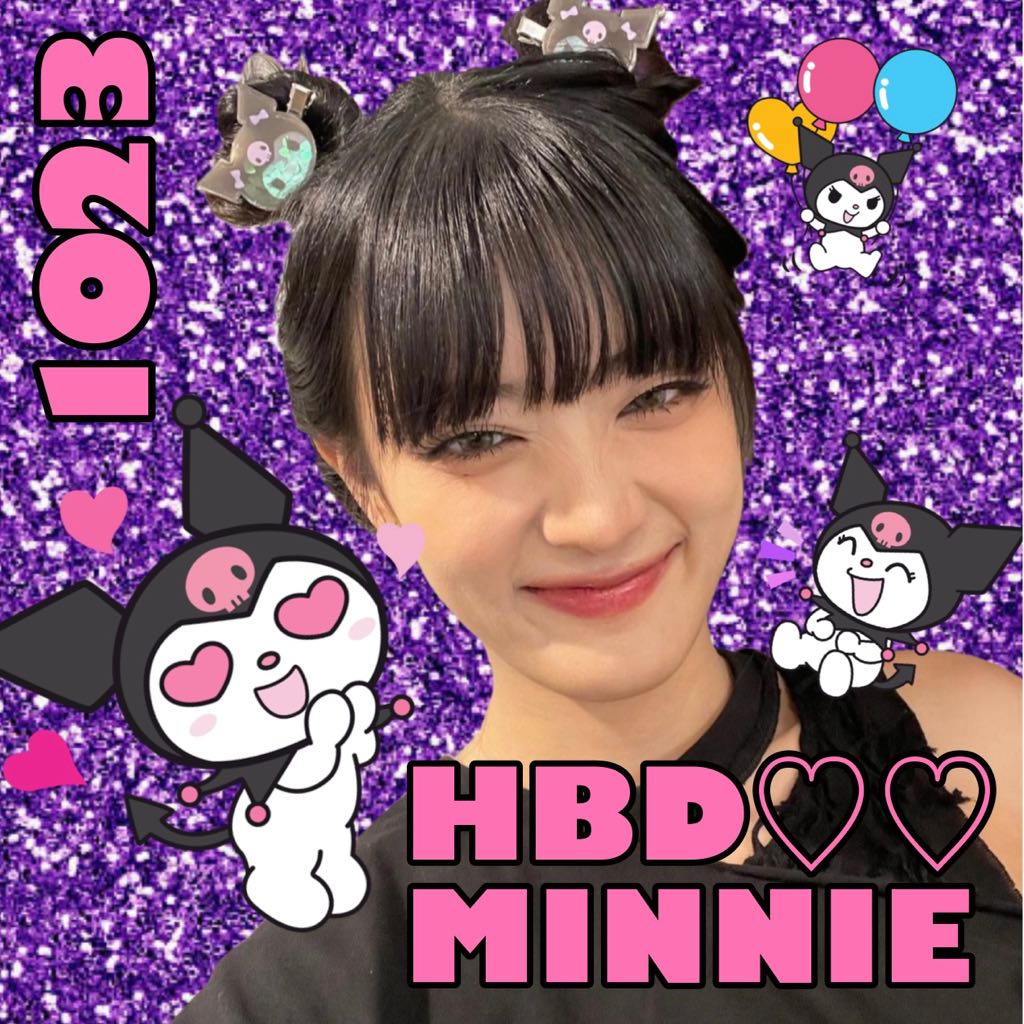 _pinako's tweet photo. おたんじょうびおめでとう💜❤️💜❤️大好き〜‼︎🤩😎😍
#여자아이들 #GIDLE #민니 #MINNIE #헬로_오늘은_예삐민니생일요 #HappyMinnieDay #EscapeWithMinnie https://t.co/QcPMEw0DSZ
