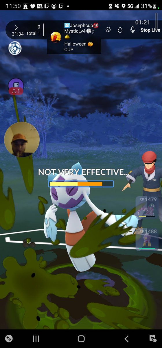 josephcup18's tweet photo. Love hitting that marker now it's time to battle fans #All #☆ 🤟 #HalloweenCUP #PokemonGOfriends #PokemonGO #LiveOnTwitch #Livestreaming #桃鈴ねね2周年 #LiveonTwitter #HouseOfTheDragon #HouseTargaryen #HaloWC #HalloweenEnds #Livetwitchcasting https://t.co/W4s7lcyQGg