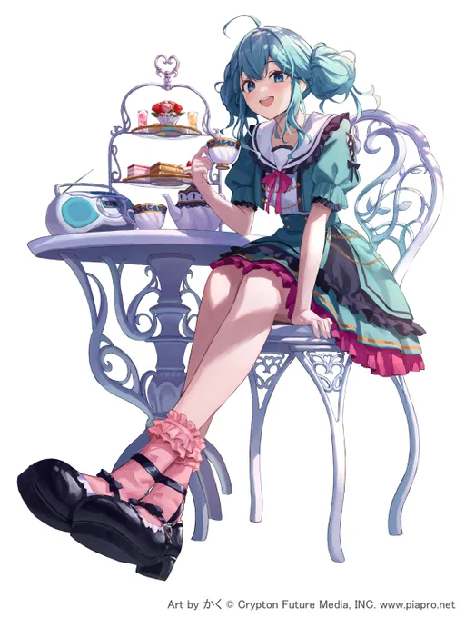 「HATSUNE MIKU EXPO Rewind+」× SMILE BASE CAFESMILE BASE CAFE様にて開催される初音ミクちゃんコラボカフェのイラストを描かせて頂きました～!#MIKUEXPORewind #初音ミク 