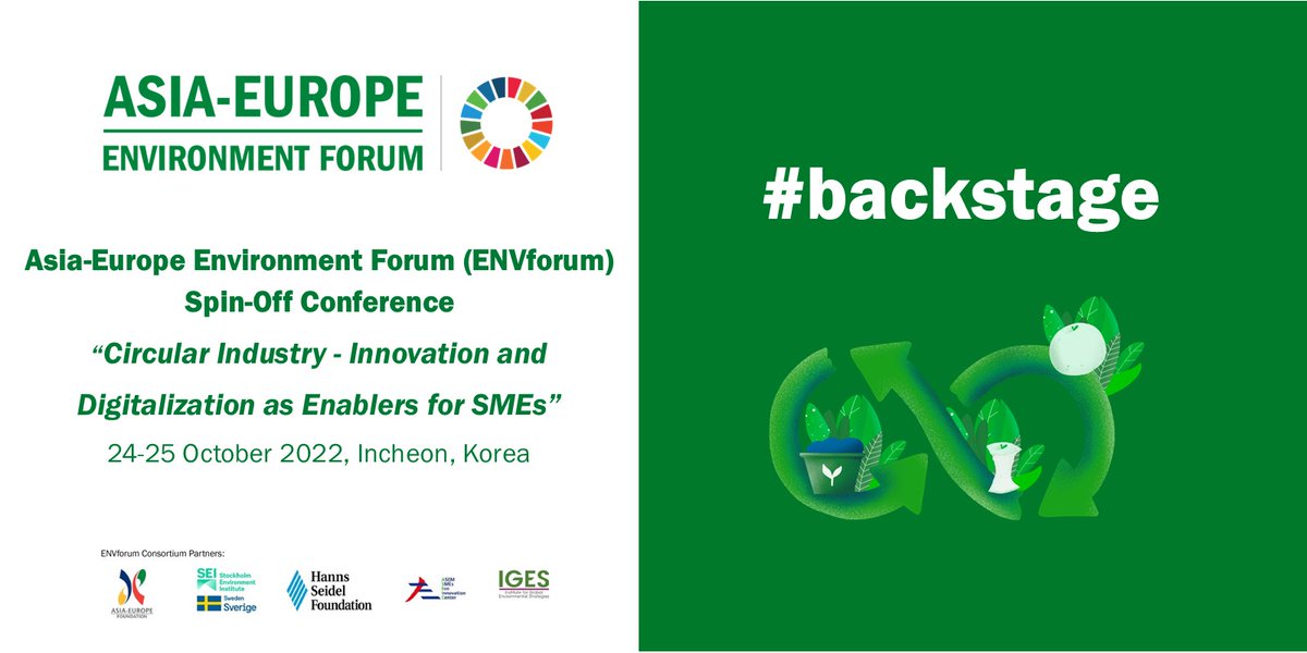 aseforg's tweet photo. 🐝🐝🐝 We are very busy!

Tmw, we start the #ENVforum conference "#Circularindustry - #Innovation &amp; #Digitalization as Enablers for #SMEs".

🐝🐞🐞 You can still join us &amp; experts from Asia &amp; Europe!

Whova: https://t.co/IuOYSC5hIi
Livestream: https://t.co/pnUV8LlhNu
&amp; Backstage https://t.co/piSKxKn6Gg