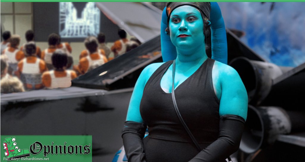 REALpunknews's tweet photo. Opinion: As A Non-religious Member Of The Rebel Alliance, I Don’t Think We Should Be Forced To Say “May The Force Be With You” https://t.co/rpL3jZ7Ej1 https://t.co/vriIUF9Lai